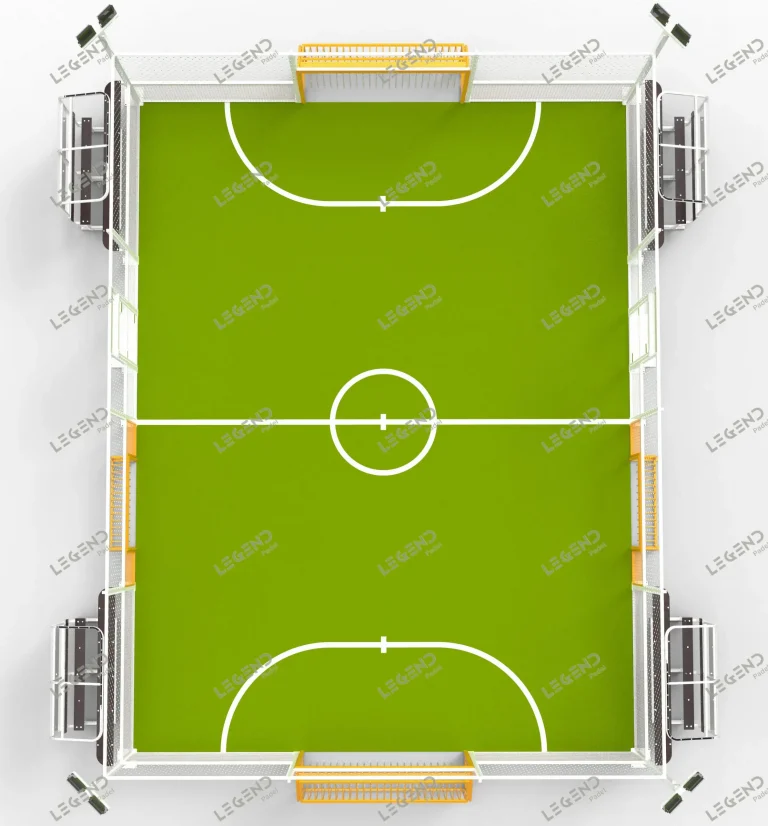 Configuració de la gàbia de futbol al centre de la ciutat Com funciona i què esperar