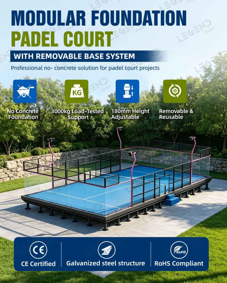 Padel Court Modular Foundation System2